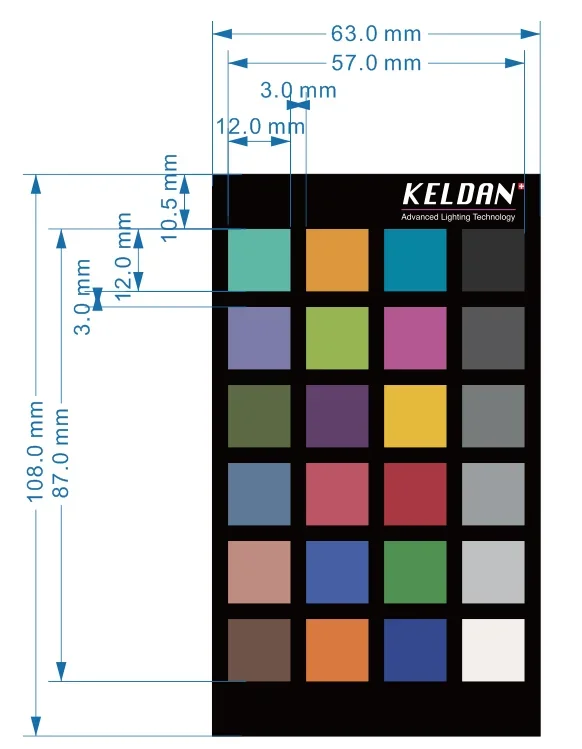 2026 3nh Ye0188 24 Color Rendition Chart Similar to X-rite Colorchecker Passport Chart