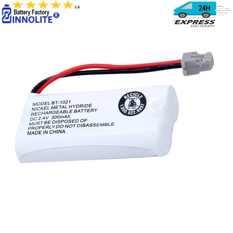 BT-1021 BBTG0798001 Rechargeable Cordles Phone Battery Compatible with Uniden BT-1021 BT1021 BT-1008 BT-1016 BT-1025 2.4V Ni-MH