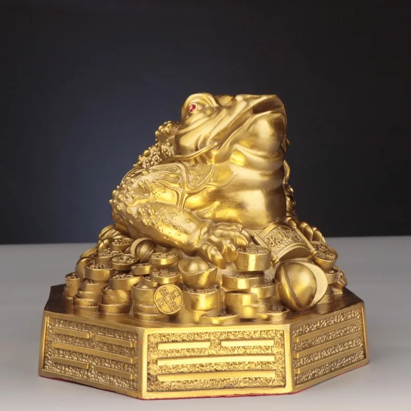 Home Office Ornament, , Copper Eight-Trigram Golden Toad