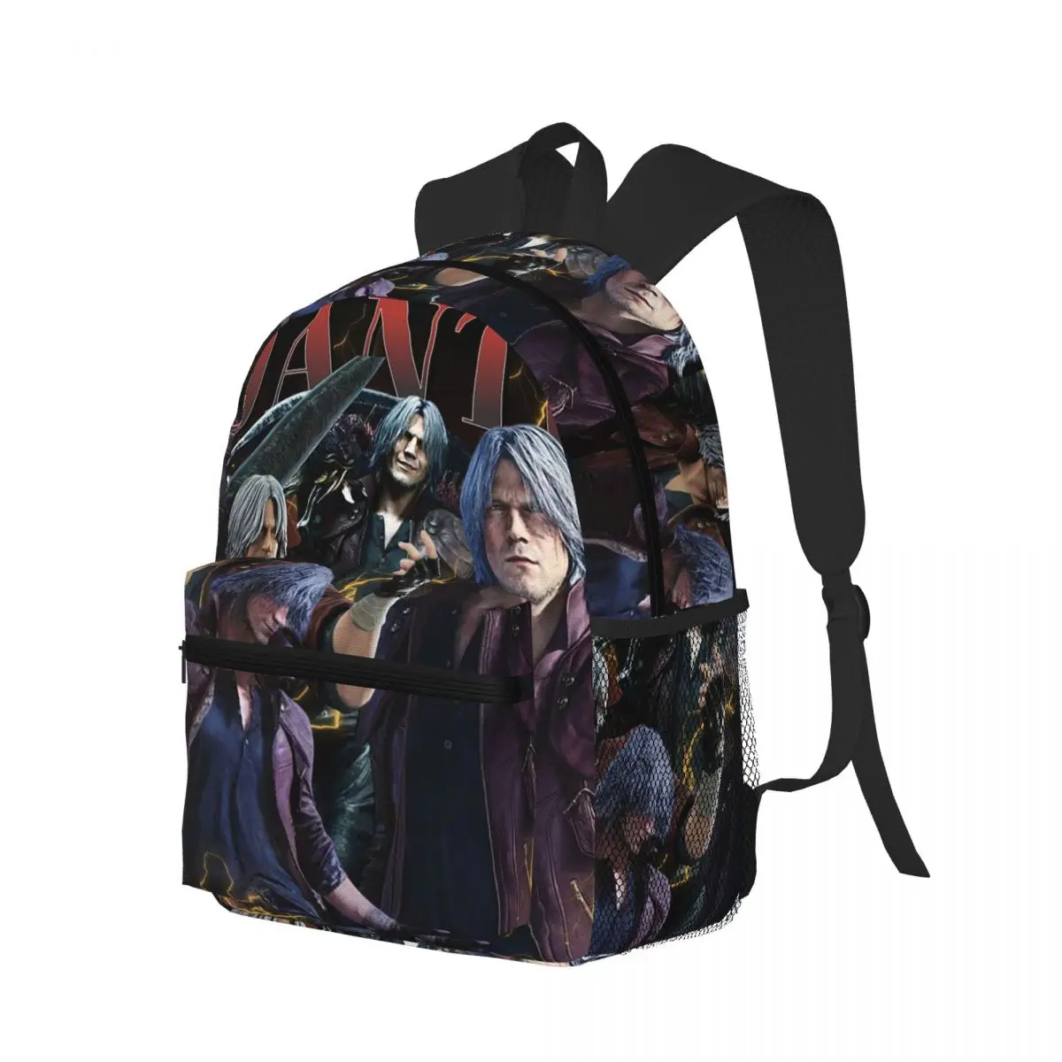 Limited Dante Devil May Cry Student Backpack School Bag Hiking Travel Daypack for Men Women Bookbag Shoulder Bags
