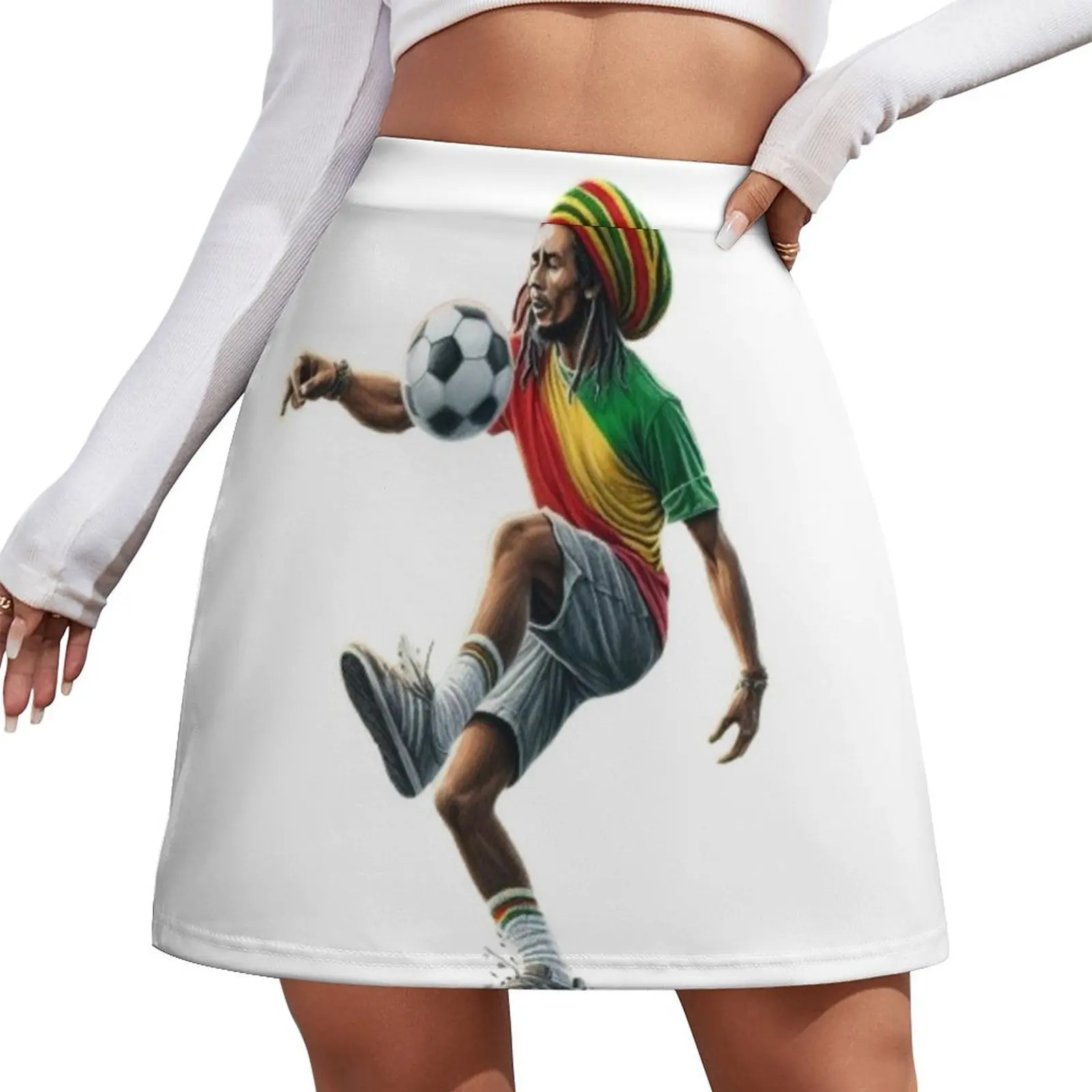 BOB MARLEY ONE LOVE Mini Skirt korean women's clothes Women's summer skirt Woman skirt new in clothes