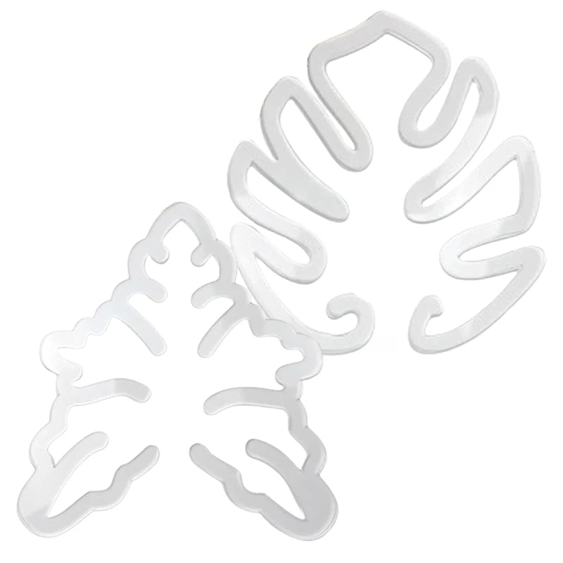 

A93G 2 шт. Monstera Grapple Monstera лист поддержка растений черепаха оболочка бамбуковый набор зажимов уникальная и эстетичная поддержка растений Monstera