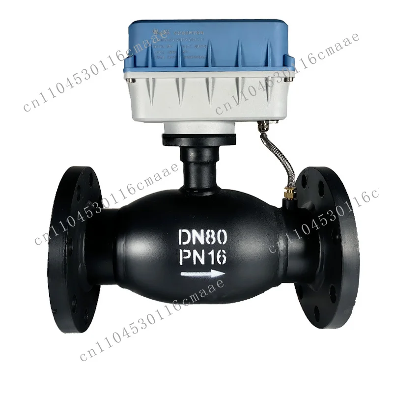 2.5 Foot DN80 Two-way Electric Ball Balance Valve NB-IOT Intelligent Remote Control Built-in Edge Calculator Water Flow