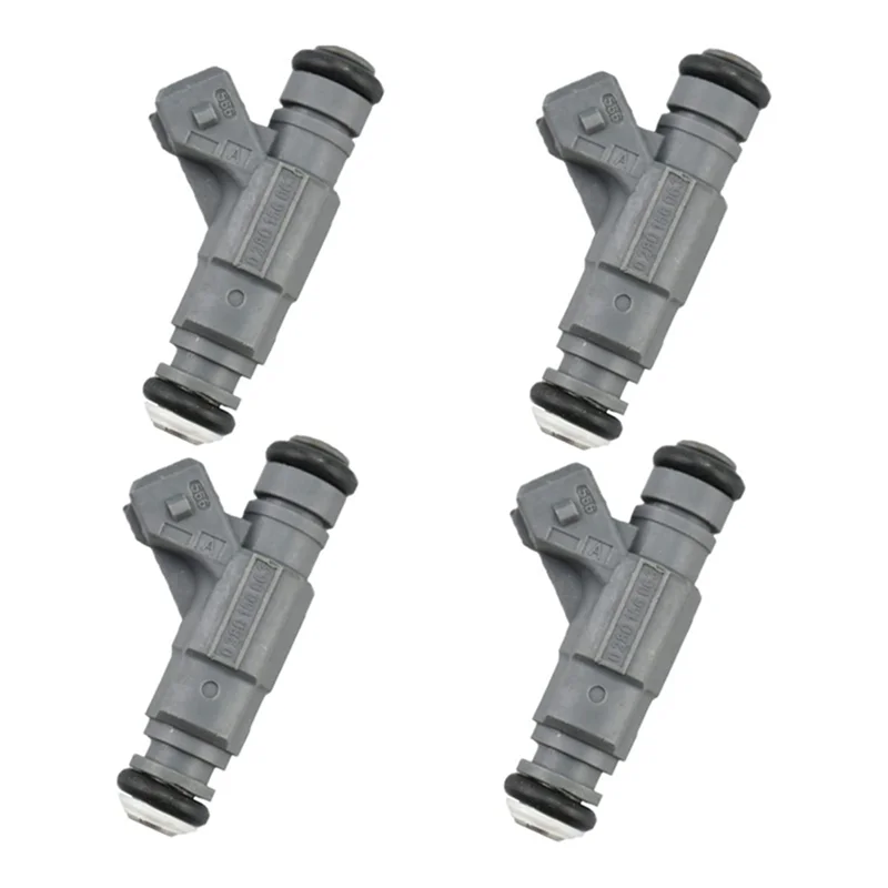 1 Set of 4 0280156063 06A906031BC FJ896 Fuel Injector Nozzle for Audi A3 TT Quattro 1.8L L4 2003-2006 3.2L