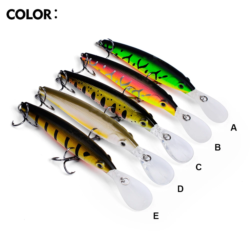 YUCONG 1PX Floating Minnow Bait 12.5cm-13g Noisy Hard Lrue Topwater Fishing Wobbler cebo duro fisching leurre Hart köder Isca