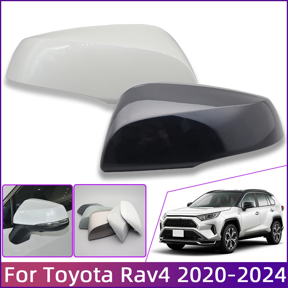 

Car Accessories Mirror Cover Shell For Toyota RAV4 2020 2021 2022 2023 2024 Wing Rearview Mirror Cap Housing Painted Lid