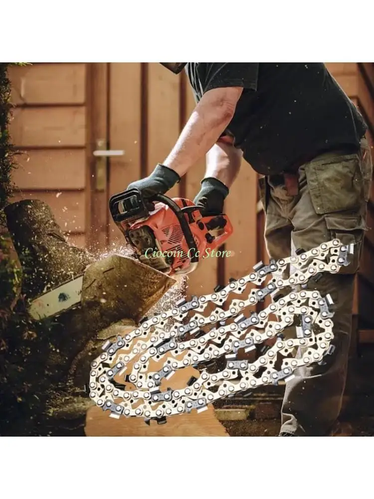 

X90F 16-дюймовая металлическая цепь для бензопилы, 59 приводов, 29 зубьев, сменная бензопила