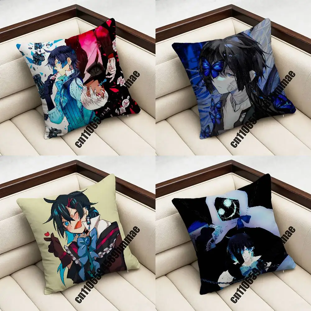 

For The Case Study of V-Vanitas Noe Archiviste Throw Pillow Case Sham 45x45cm 40x40cm Square Car Pillowcase Pad Cushion Cover