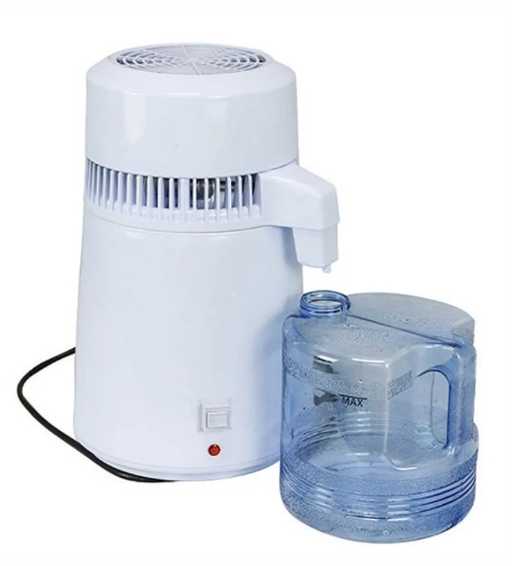 Distilled Water Machine Food Grade 304 Stainless Steel Inner Tank Fast Distillation Machine Household Steam Engine 4L