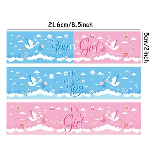 Geschlecht enthüllen Flasche Klebstoff, Selbstkleber, Pastell, Partydekoration, Geburtstag oder Mädchen Geburtstag, 24pcs 8 Hauptverkaufskleid -Offenbarung Tee - №6