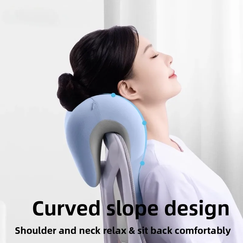 Bürostuhl Kopfstütze Kissen Kopf Hals Schulter Unterstützung Kissen Ergonomische Nackenstütze Kissen Memory Foam Nickerchen Schlaf Kissen