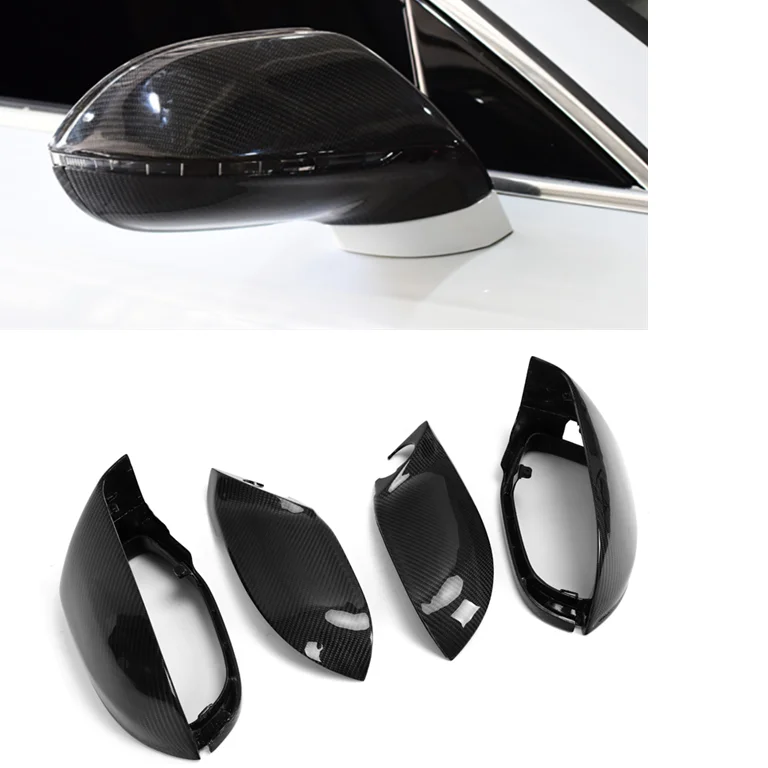 

A7 Carbon Fiber Replacement Mirror Cover 4 PCS for A7 S7 2011-2018 With Lane Assist Side Mirror Cover