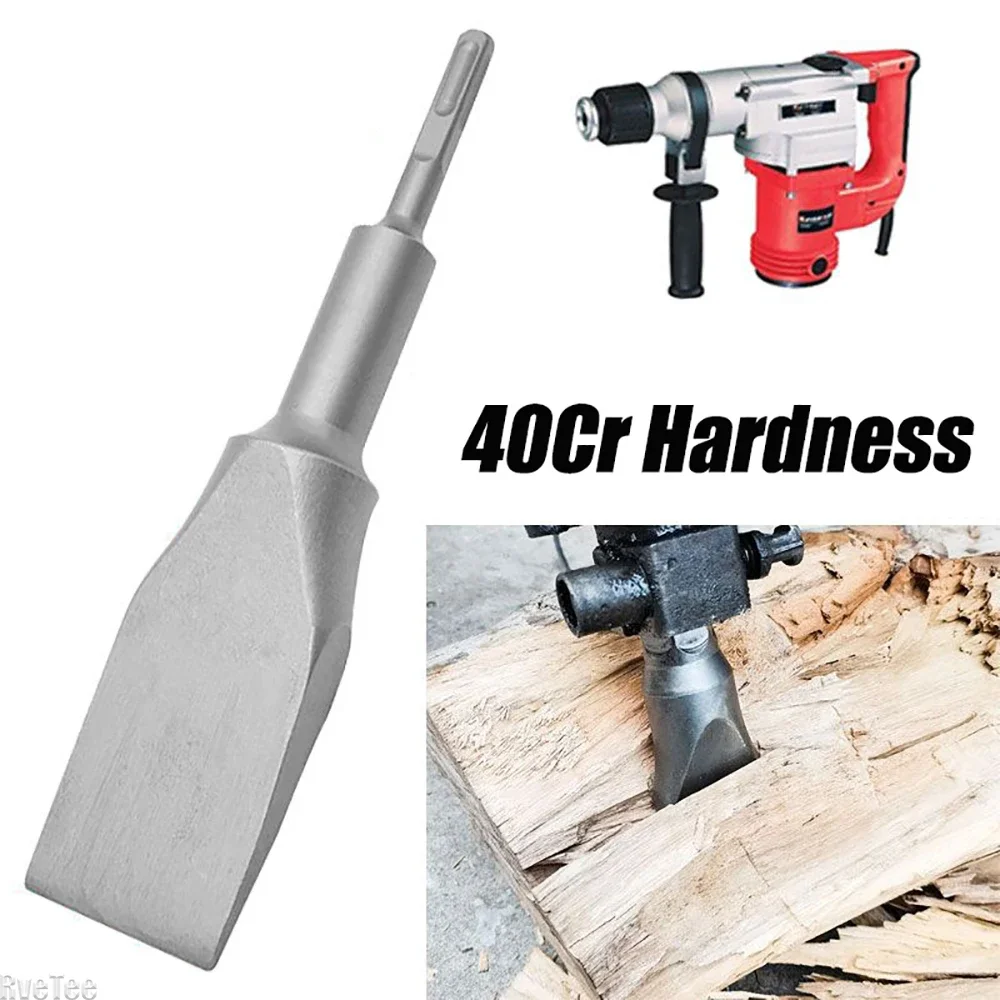 Electric Hammer Drill Wood Splitting Chisel - 40CrMo Alloy Steel Heavy-Duty Splitting Maul for Firewood