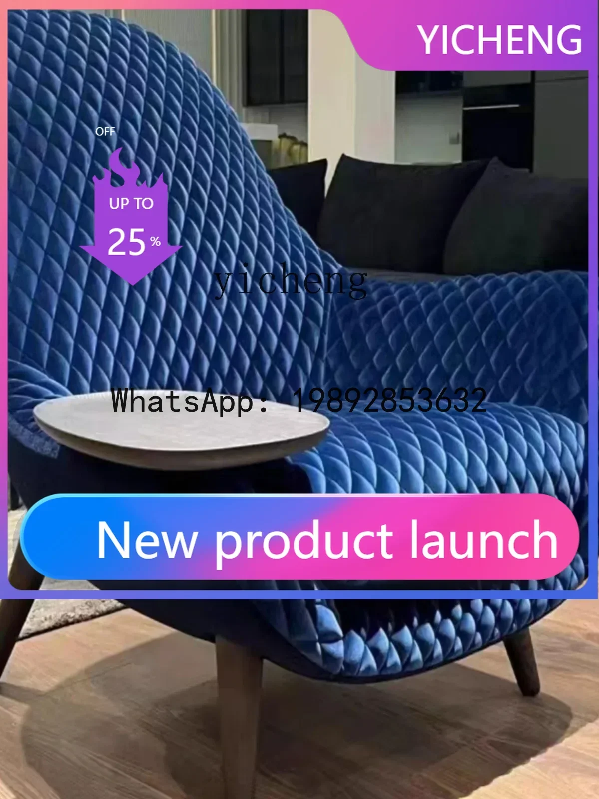 

PP Fabric Couch Minimalist Creative Living Room Leisure Single-Seat Sofa Chair Couch