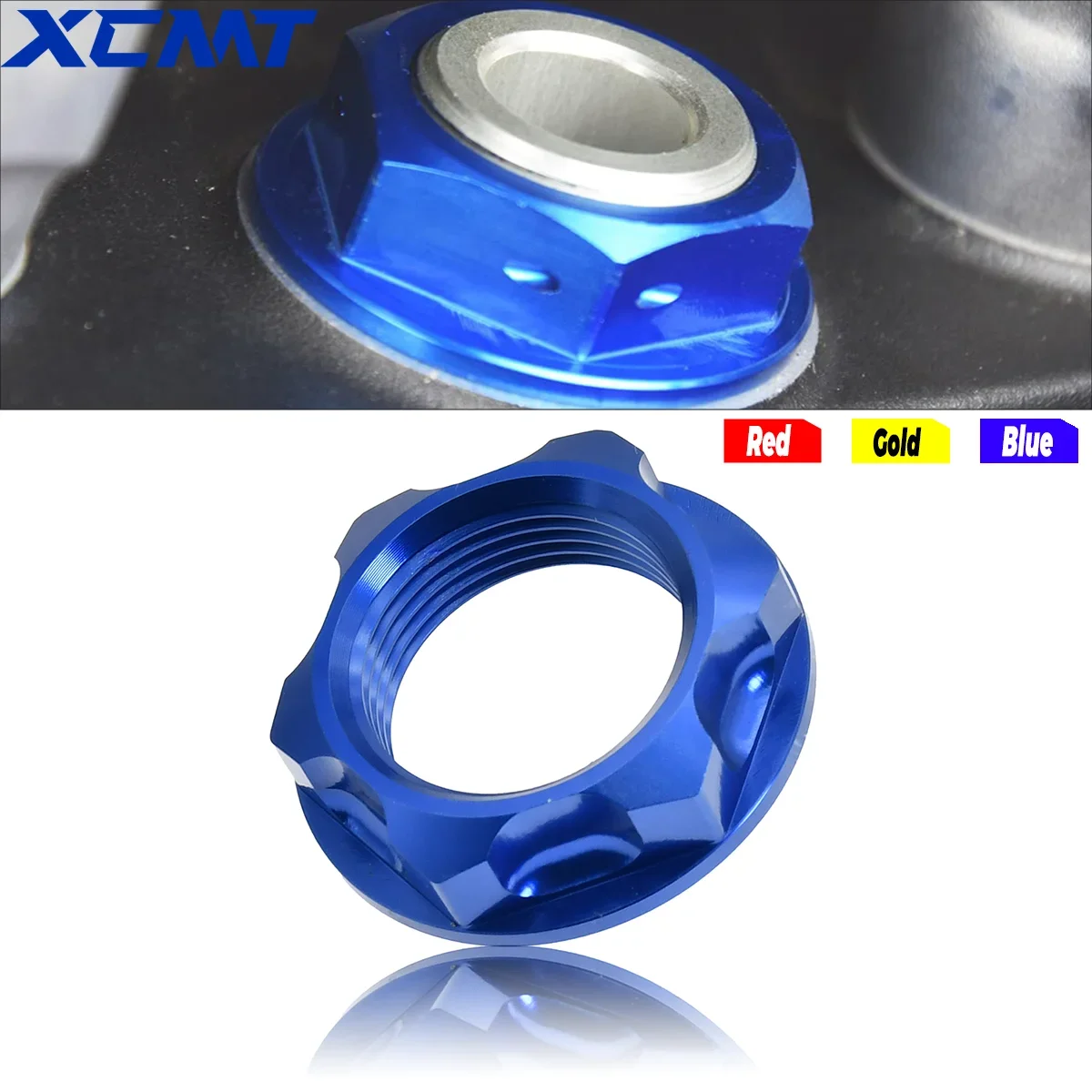 

CNC Steering Stem Top Yoke Nut For Yamaha YZ250F YZ450F YZ125 YZ250 YZ400F YZ426F YZ125X YZ250X YZ250FX YZ450FX WR250F WR450F YZ