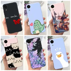 For Samsung Galaxy A03 Core Case SM-A032F Fashion Flower Cartoon Soft Silicone Back Cover For Samsung A03 Core A032 A03Core Capa