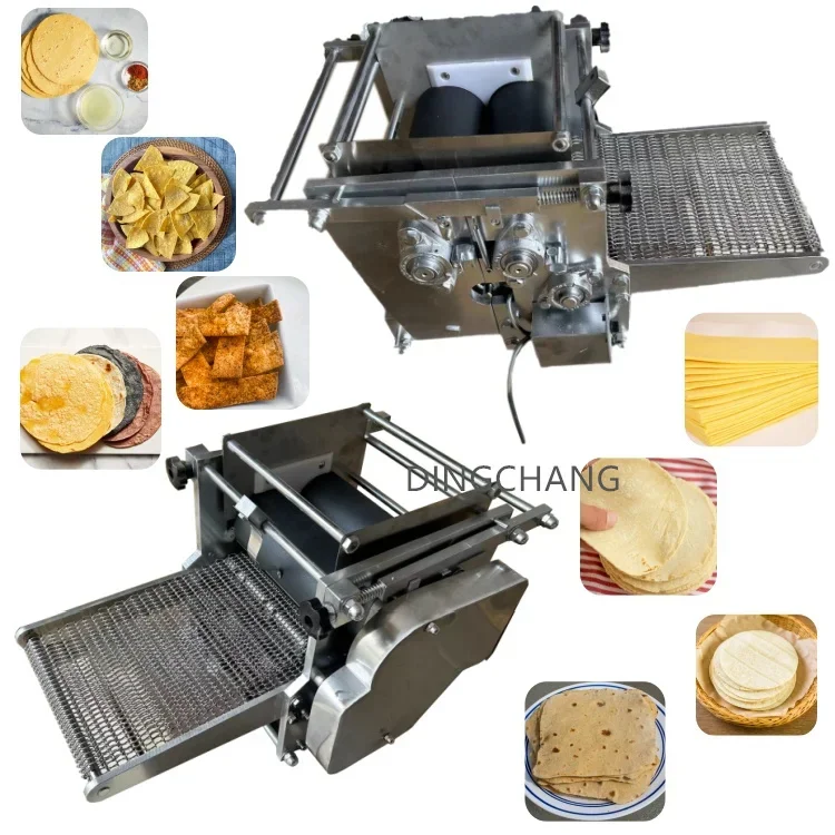 Full Automatic mexican corn tortillas machines taco chapati maker roti tortilla press industrial bread tortilla making machine