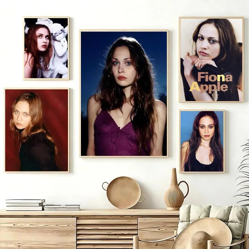 Singer F-Fiona Apple Poster Modern And Elegant Wall Stickers For Home Decor Living Room Dormitory Wall Art