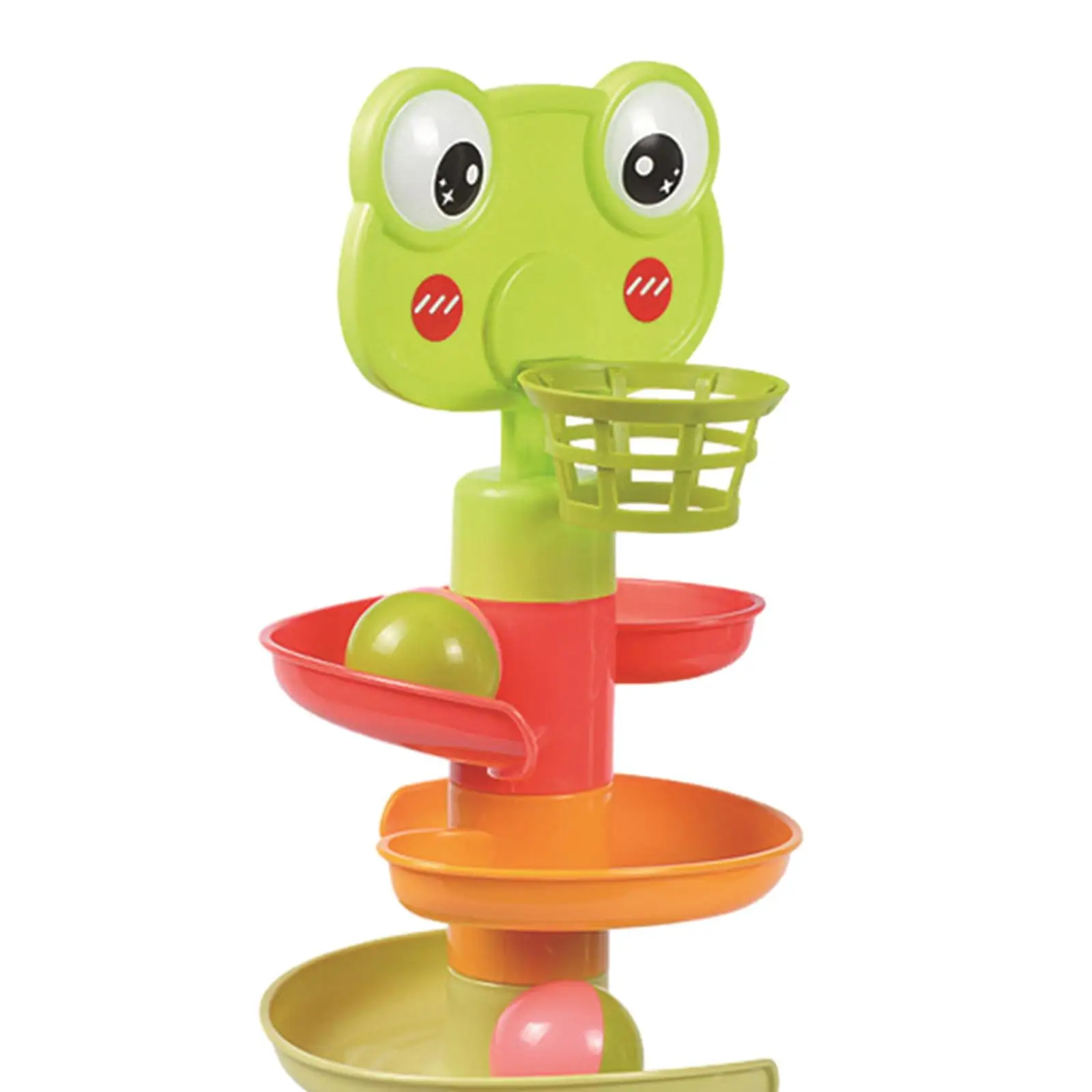 Sapo e Fine Motor Skill brinquedo educativo para crianças, bola cair, rodopiando, pista rolando, presente para meninos e meninas, bebê e crianças