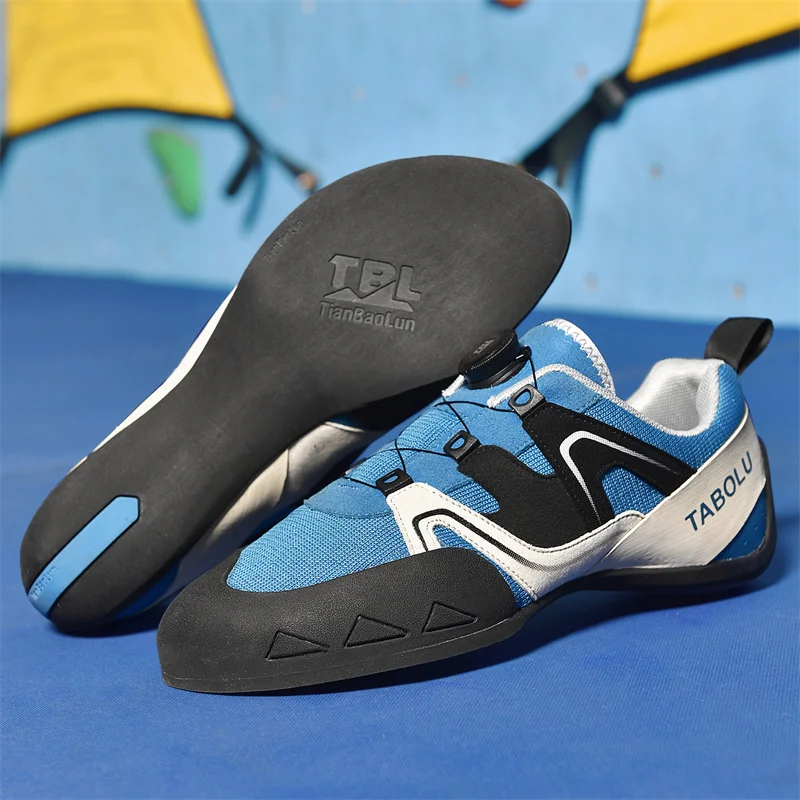 

Professional Men Rock-Climbing Shoes Beginners Mesh Non-slip Rock-Climbing Bouldering Outdoor Climbing Training Sneakers 39-44#