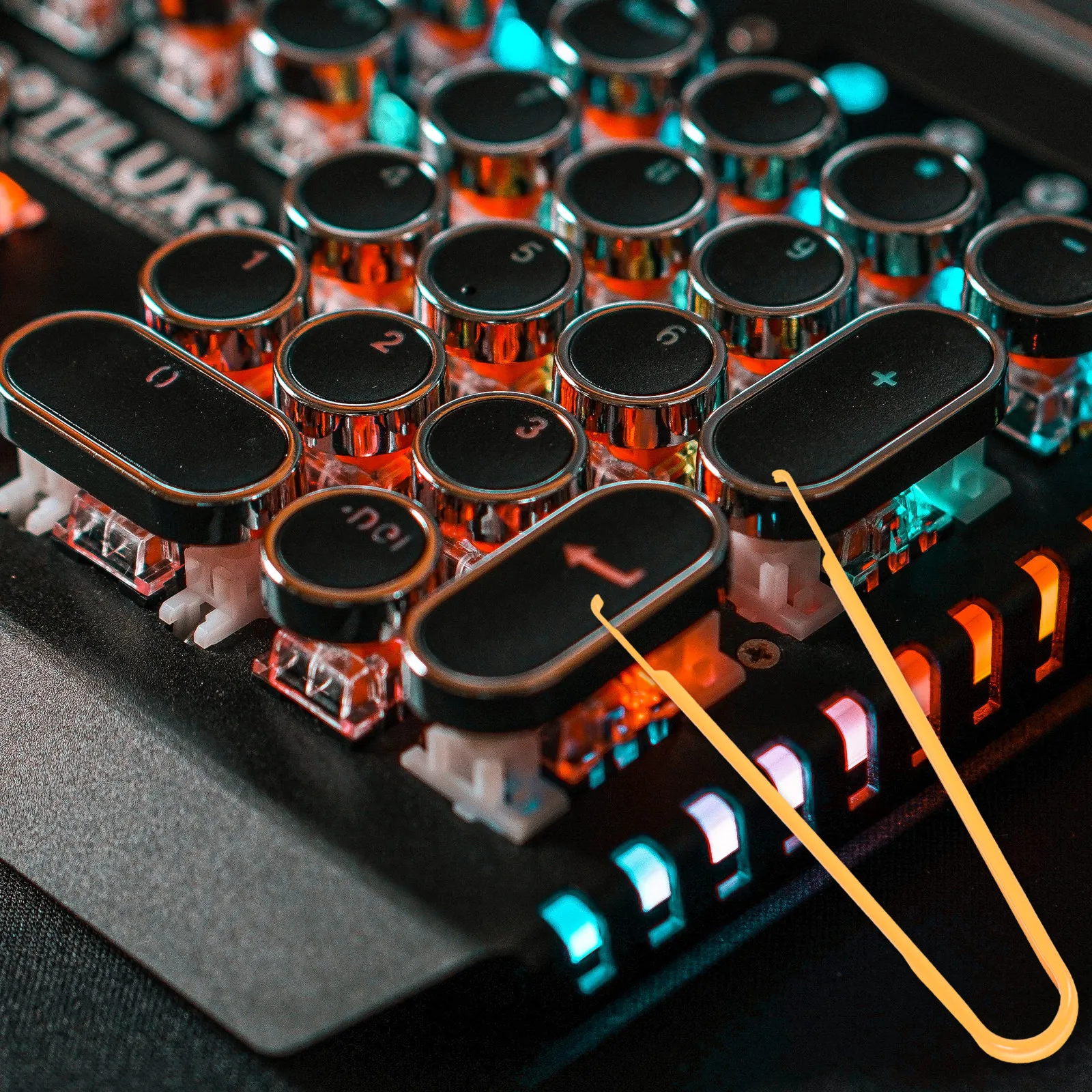 

Mechanical Keyboard Key Puller Stainless Steel Metal Key Remover Lightweight Portable Keycap Puller Keyboard Repair Tools