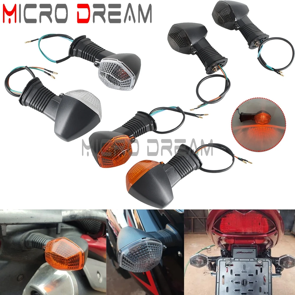 Motorcycle Left & Right Rear Turn Signal Amber Flashing Blinker Light For SUZUKI DL 1000/DL 650 DL 1000 650 V-Strom 2004-2012