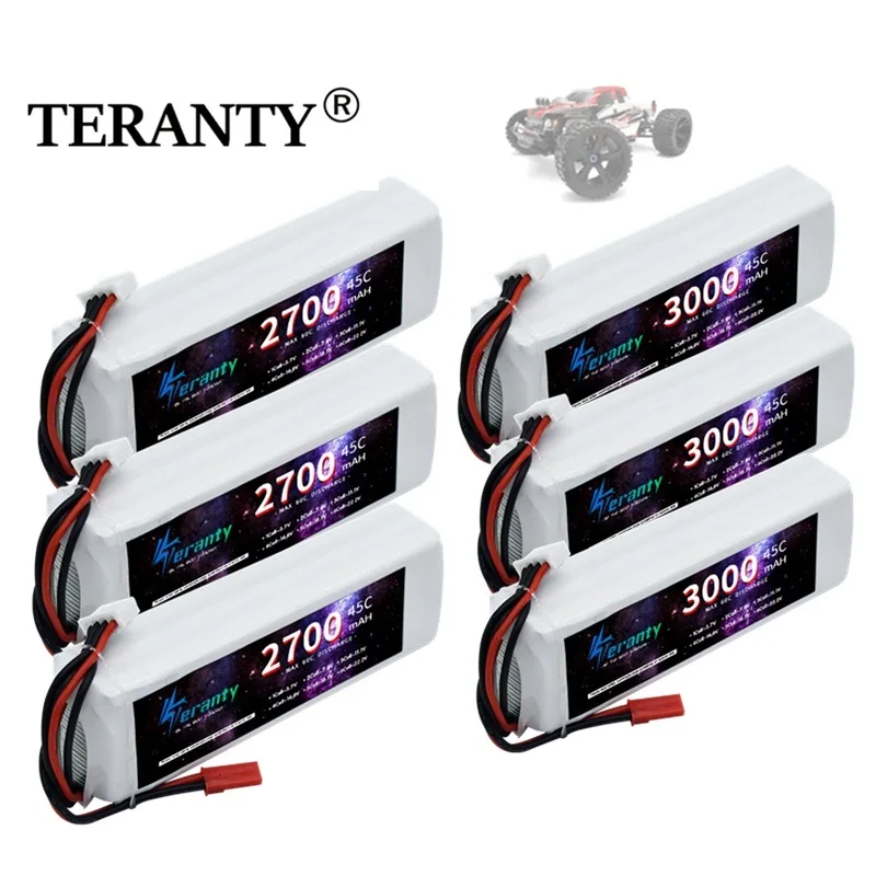 3PCS 11.1V Lipo Battery 2200mAh 2700MAH 3000MAH 3300MAH 45C/60C XT60 Deans T For RC Airplane Car FPV Helicopter Drone Quadcopter