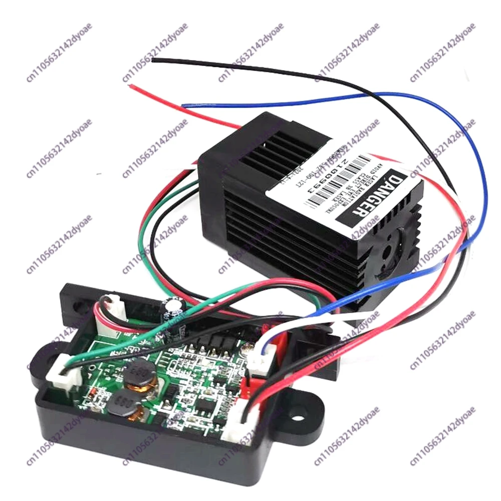 450nm 500mw Blue Laser Diode Module Focus Dot Head Fan Long-time Working DC12V