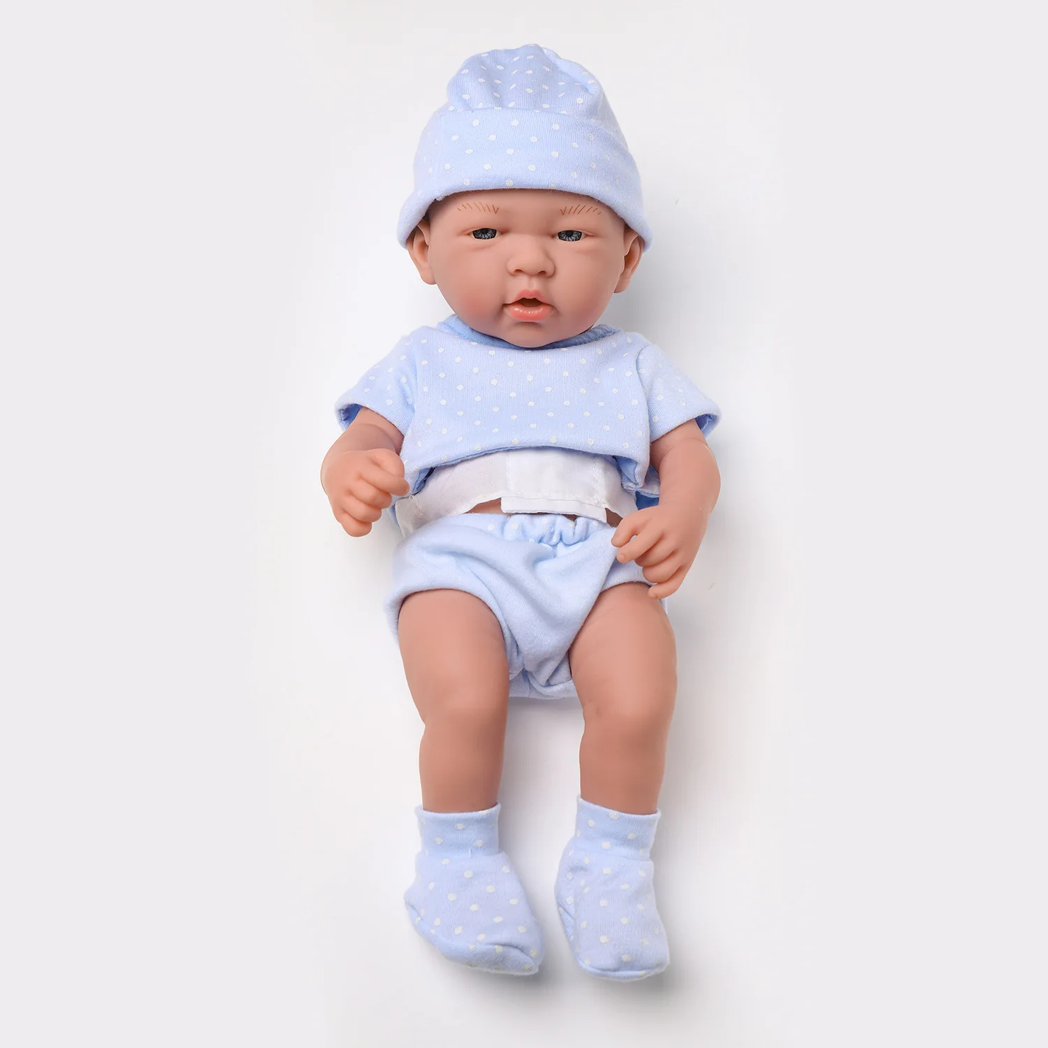 Full Body Silicone Baby Reborn Doll 35 CM Boy Girl Dolls Realistic Newborn Doll Bebe Toys for Children Soft Doll Birthday Toys