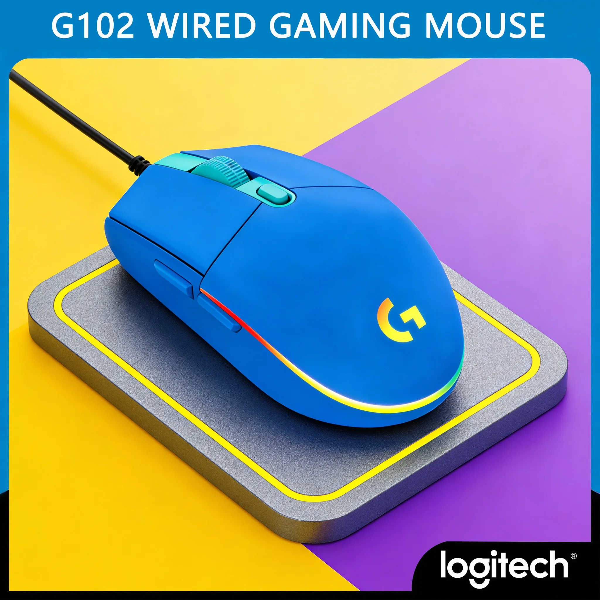 

Logitech G102: Игровая производительность, комфорт для работы в офисе