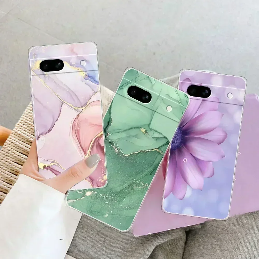 สําหรับ Google Pixel 7A สําหรับ Google Pixel 7 Pro Pixel 8 8 Pro ซิลิโคนนุ่มสําหรับ Google Pixel6 6A 6 Pro Fundas