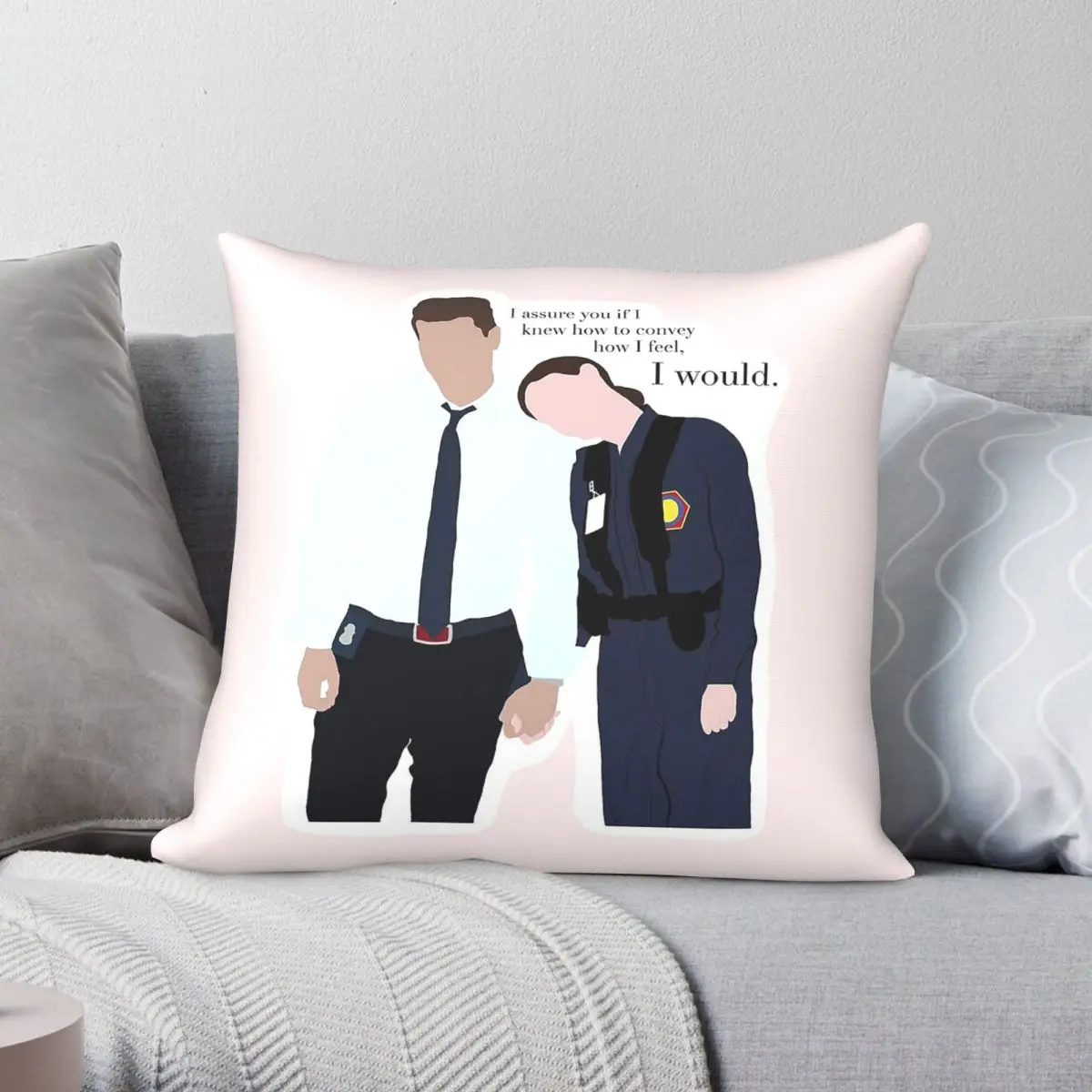 Temperance Brennan Seeley Booth Bones Square Pillowcase Polyester Linen Velvet Creative Throw Pillow Case Home Cushion Cover