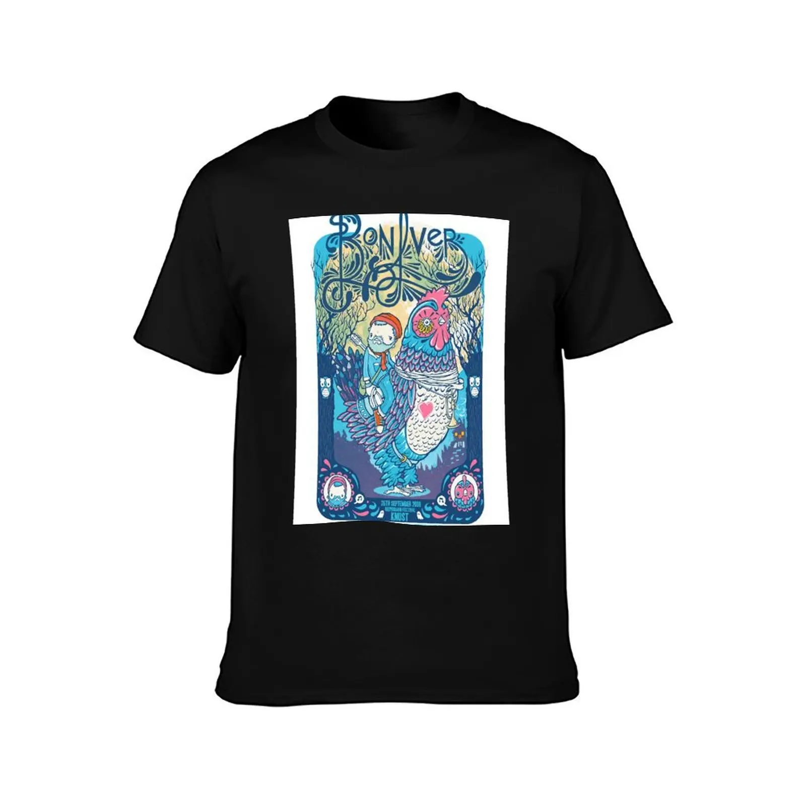 Bon Iver - For Emma، Forever Ago تي شيرت قطني تي شيرت رجالي برسوم جرافيك