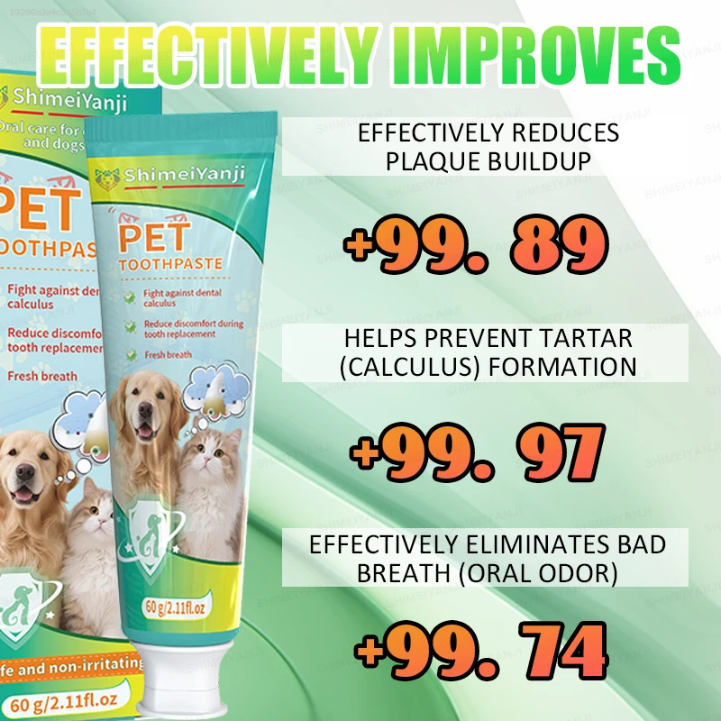 Pet Dental Cleaning Toothpaste For Home Use