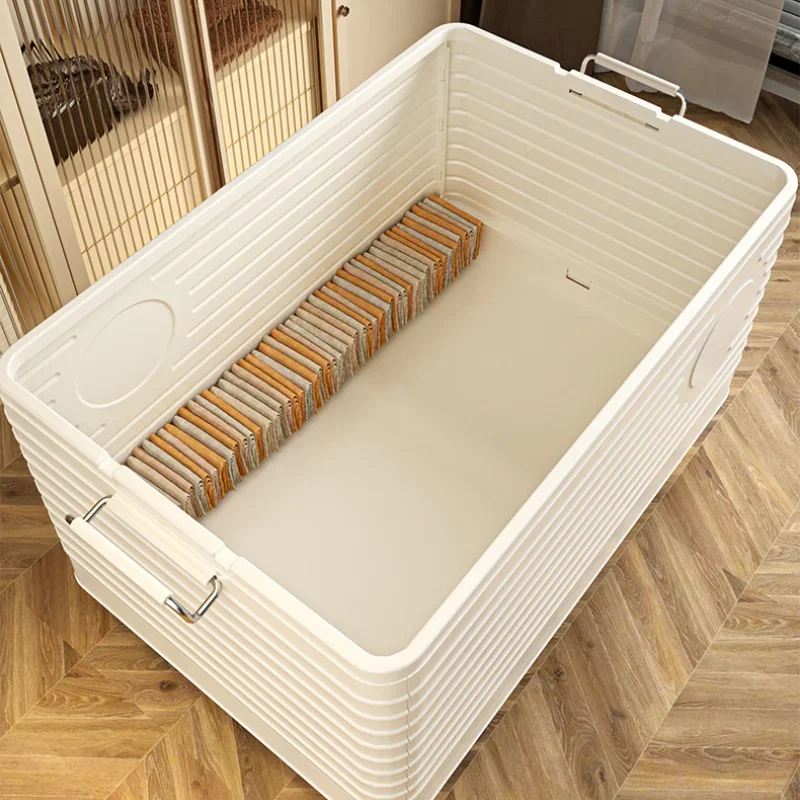 Large Thick Plastic Storage Box Clothes Sorting Container Toy Organizer Balcony Storage Basket for Household Use