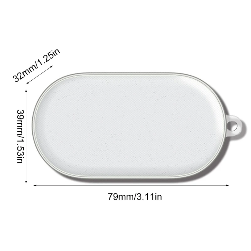 소프트 휴대용 투명 케이스 커버, 소형 보호 케이스, 포켓 사이즈 보관 케이스, 원플러스 이어버드 버즈 V에 적합
