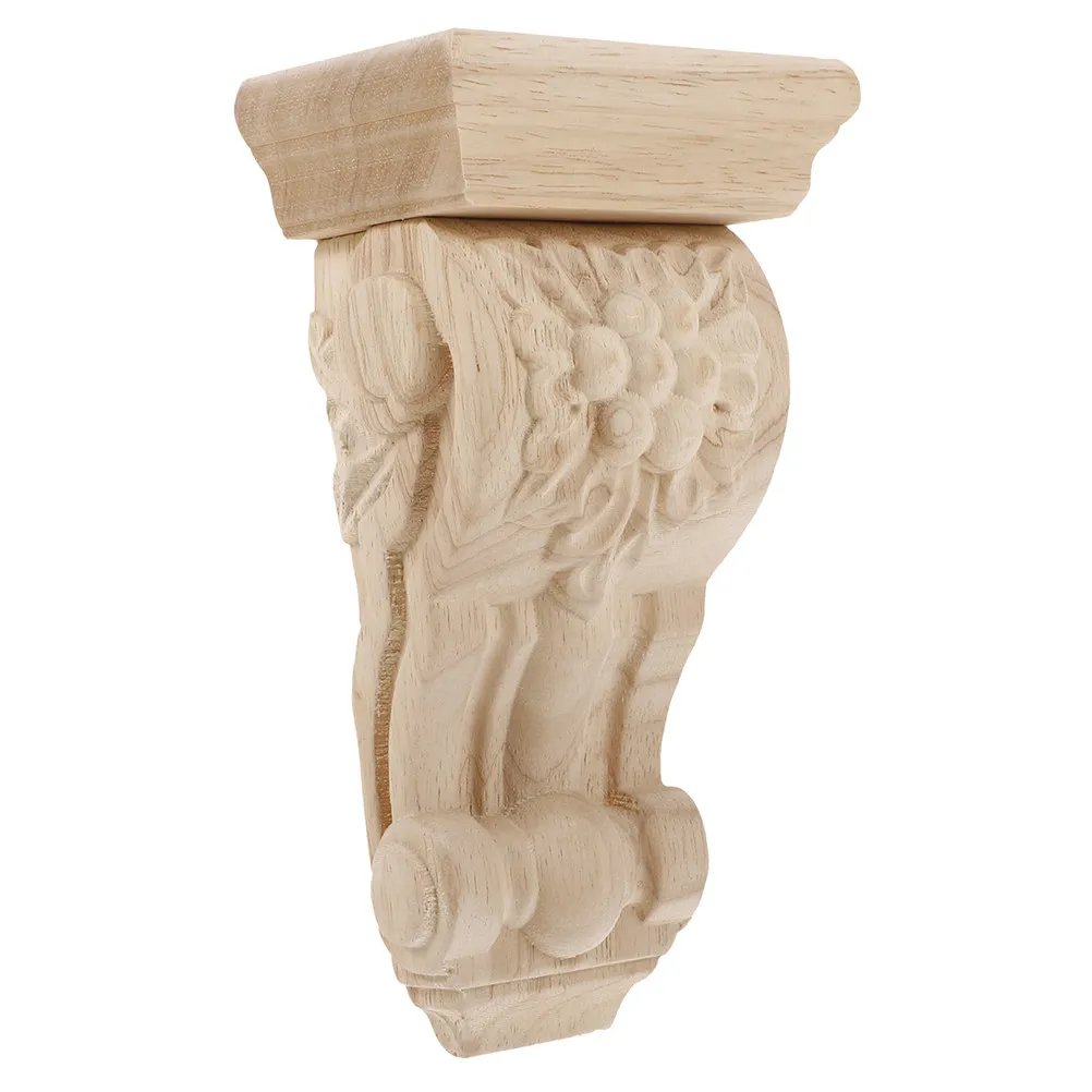 Solid Wood Decorative Corbel Carved European Style Traditional Shelf Doorway Wall Mount Home Decor Vintage