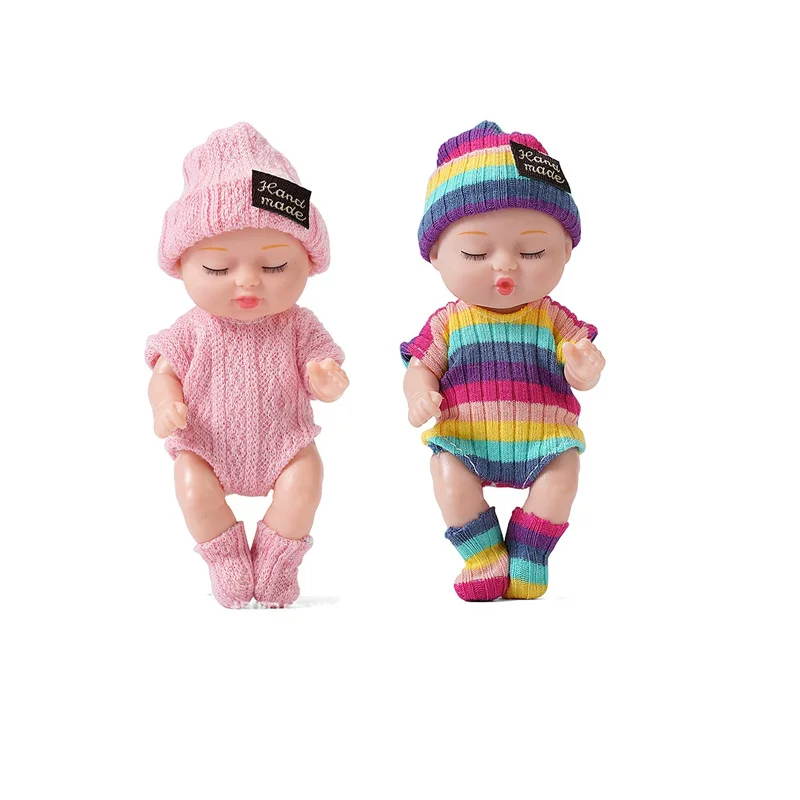 Bambole Reborn BJD da 1/4 pezzi: bambola lavorata a maglia alla moda Y2K con abiti vivaci, regalo ideale per bambini dai 3 ai 6 anni