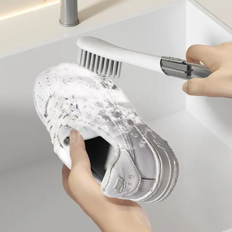 【New】Long Handle Soft Bristle Shoe Brush Multi-Function Board Brush For Cleaning Baby And Children's Shoes No Damage To Shoes