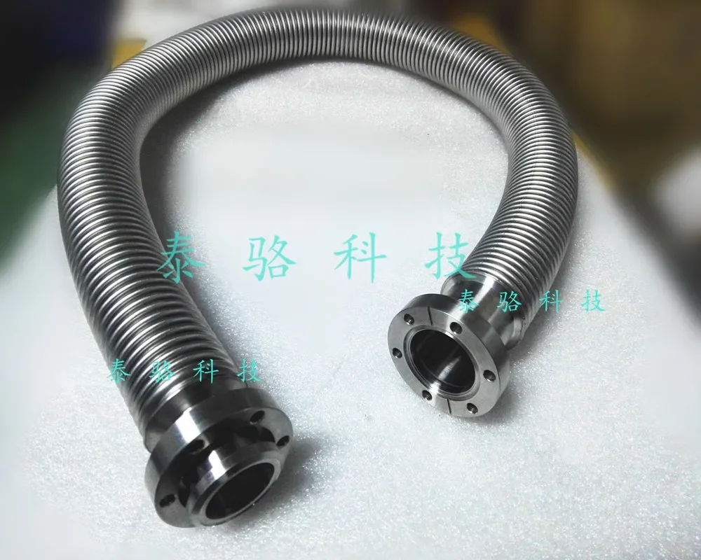 304 material ultra-high vacuum CF bellows CF35 flexible soft connecting tube / CF16 25 40 50 63 100