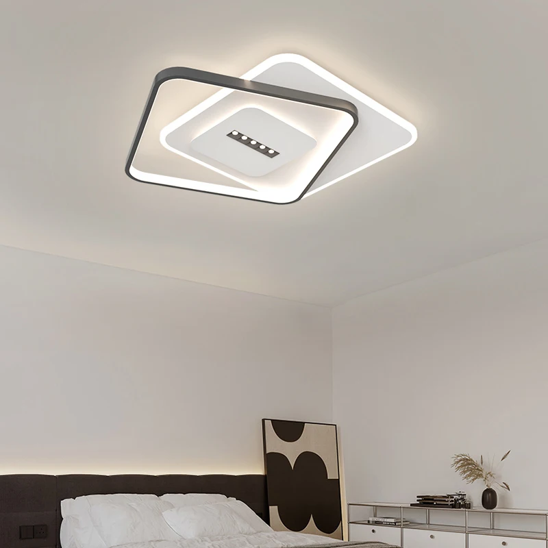 Modern Led Ceiling Lamp Simple Living Room Bedroom Dining Room Minimalist Smart Combination With Spotlight Whole House Lamps