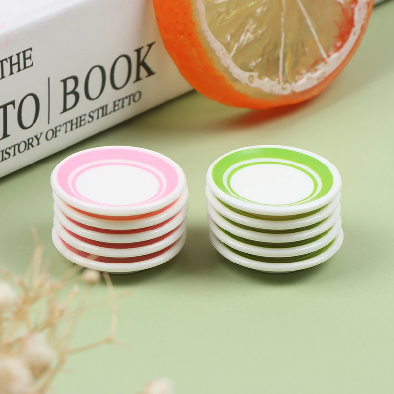 1Set Dollhouse Miniature Food Dishes - Tiny Tableware Accessories