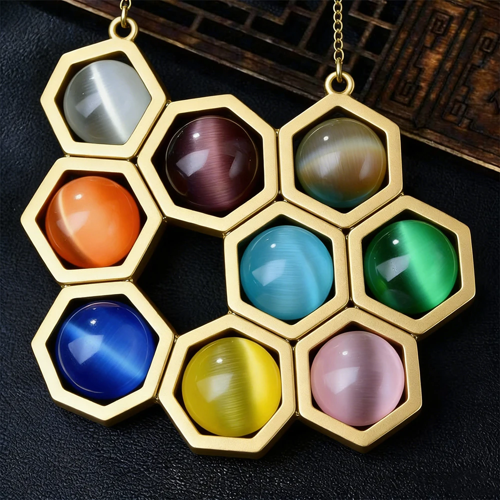 1Pcs Dia 25mm 30mm 40mm Colorful Stone Ball Yellow Green Purple White Red Colorful Blue Pink Deep Blue Photography Props Ball