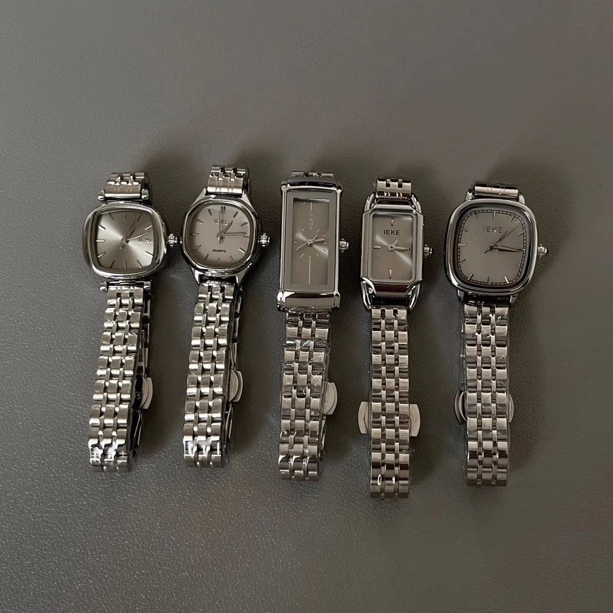 Sophisticated Grey Series Women'S Watch, Versatile And Understated Luxury, Perfect For Professional Occasions, With Steel Strap.