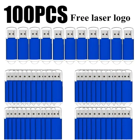 100PCS Pen Drive personalizado 4GB 8GB 16GB 32GB 64GB Memoria USB de alta velocidad 2. 0 Memoria Memoria Memoria Flash Drive Pendrive