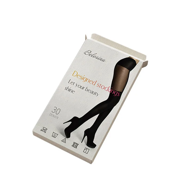 Custom. Customized Stockings Packing Box Color Printing Beautiful Level Internet Celebrity Socks Romper Mesh Stockings Bla