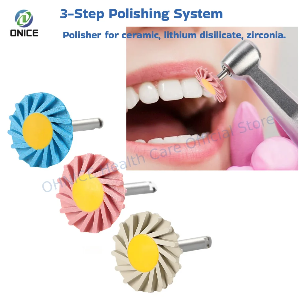 

Профессиональный набор 3-ступенчатых циркониевых полировальных дисков, 6 шт. — хвостовик RA2,35 мм для стоматологического наконечника, автоклавируемый до 135 ℃