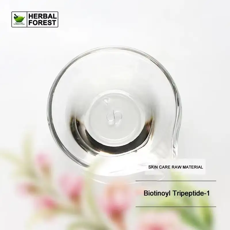 

Cosmetic Raw Material Biotinoyl Tripeptide-1 Stock Solution Hair Care Skin Care Products Additives