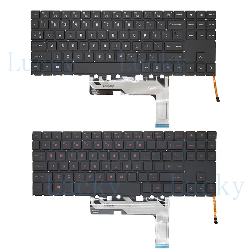 f   For HP OMEN 6 PRO 7 15-EN 15-EB 15-EK TPN-Q238 TPN-Q236 Backlit Keyboard