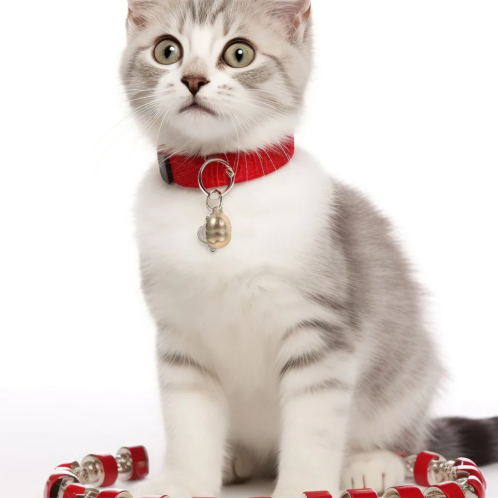 

6Pcs Small Metal Bells for Pet Collars Dog Cat Accessories Holiday Christmas Decorations Multi-Use Hanging Charms